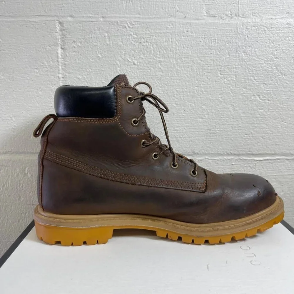 Red Wing Irish Setter 83614 Waterproof Brown Nubuck Safety Work Boots Men's 11 D